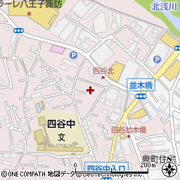 東京都八王子市四谷町624周辺の地図