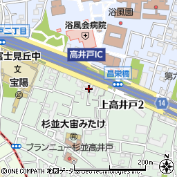 新宿国立線周辺の地図