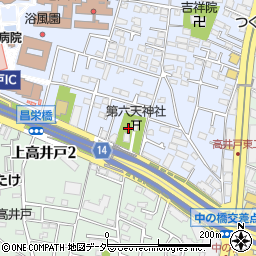 東京都杉並区高井戸西1丁目7周辺の地図