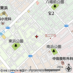 千葉県市川市入船4周辺の地図
