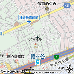 ハシヤ 幡ヶ谷分店周辺の地図
