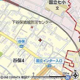 東京都国立市谷保4368周辺の地図