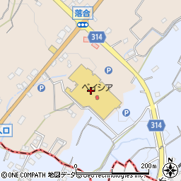 山梨県山梨市落合565周辺の地図