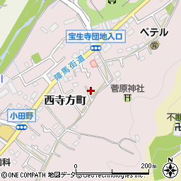 東京都八王子市西寺方町634周辺の地図