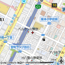 東京都中央区日本橋兜町17周辺の地図