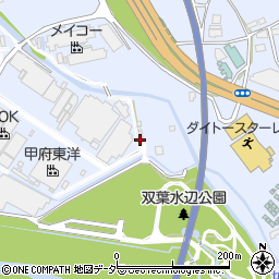 丸浜舗道株式会社　双葉プラント工場周辺の地図