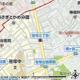 笹塚３周辺の地図