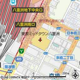 ブルガリホテル東京周辺の地図