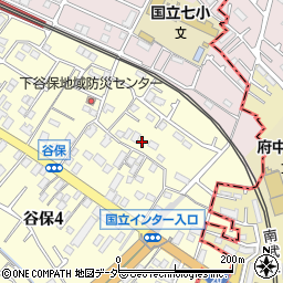 東京都国立市谷保4339周辺の地図