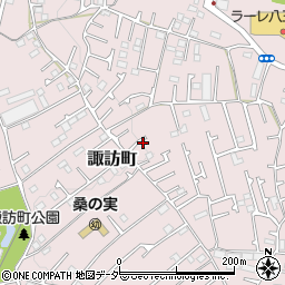東京都八王子市諏訪町339周辺の地図
