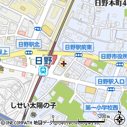 トライプラス　日野駅前校周辺の地図