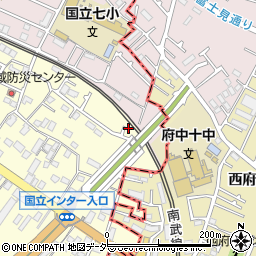 東京都国立市谷保4316-5周辺の地図