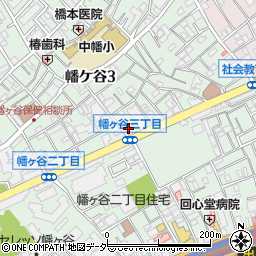 角筈和泉町線周辺の地図