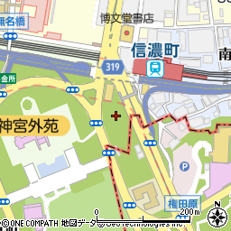 東京都新宿区霞ヶ丘町14周辺の地図