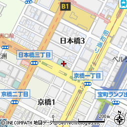 魚屋さんのお弁当金兵衛　日本橋店周辺の地図