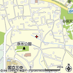 東京都国立市谷保1542-1周辺の地図