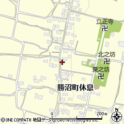 山梨県甲州市勝沼町休息1474周辺の地図