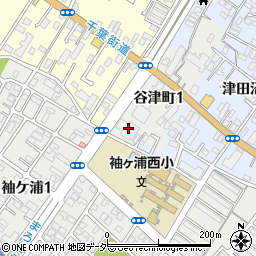 マツモトキヨシ谷津店周辺の地図