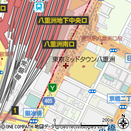 東京駅八重洲南口周辺の地図