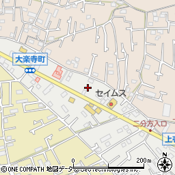 東京都八王子市大楽寺町147周辺の地図