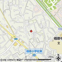 東京都八王子市楢原町1076周辺の地図