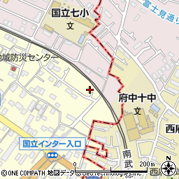 東京都国立市谷保4316-6周辺の地図