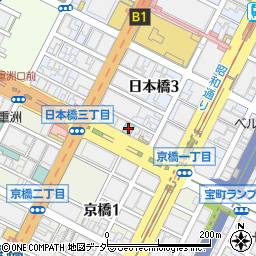 からくさホテルカラーズ東京八重洲周辺の地図