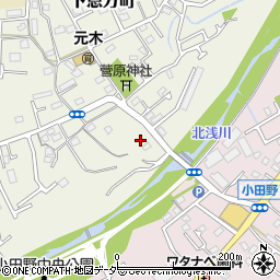 東京都八王子市下恩方町650周辺の地図
