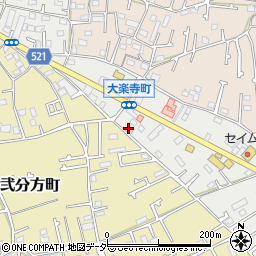 東京都八王子市大楽寺町133周辺の地図