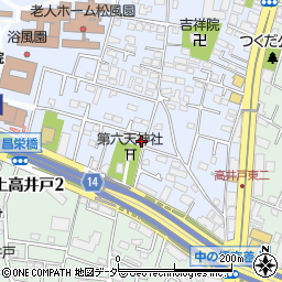 東京都杉並区高井戸西1丁目7-16周辺の地図