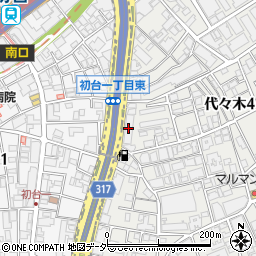 コスモ参宮橋パークビュー周辺の地図