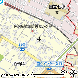 東京都国立市谷保4372-1周辺の地図