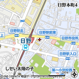 居酒屋夢路 日野店周辺の地図