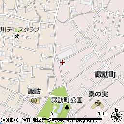 東京都八王子市諏訪町262周辺の地図