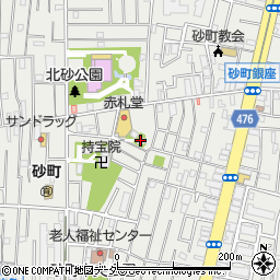 亀高神社周辺の地図