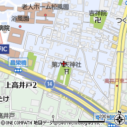 東京都杉並区高井戸西1丁目7-13周辺の地図