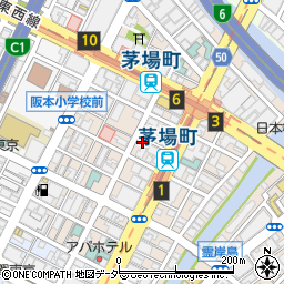日本橋茅場町耳鼻咽喉科周辺の地図