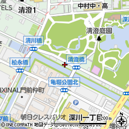 東京都江東区清澄2丁目1-8周辺の地図