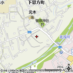 東京都八王子市下恩方町664周辺の地図