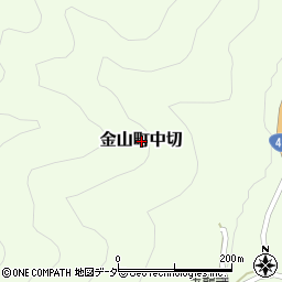 岐阜県下呂市金山町中切周辺の地図