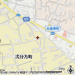 東京都八王子市弐分方町51-1周辺の地図