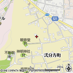東京都八王子市弐分方町31周辺の地図