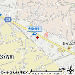 東京都八王子市大楽寺町135周辺の地図