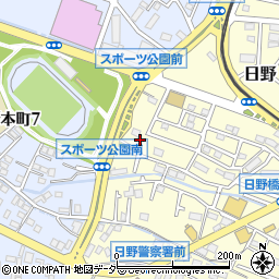 東京都日野市日野1425周辺の地図