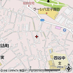 東京都八王子市諏訪町401周辺の地図