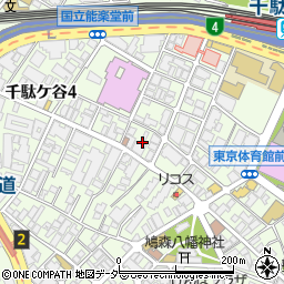 東京都渋谷区千駄ケ谷1丁目23周辺の地図