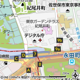 みずほ銀行東京ガーデンテラス紀尾井町 ＡＴＭ周辺の地図