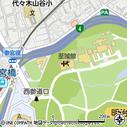 至誠館周辺の地図