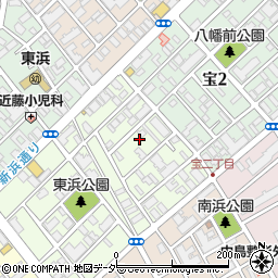 千葉県市川市入船3-19周辺の地図