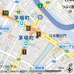 ユアー・パーキング日本橋茅場町第２駐車場周辺の地図
